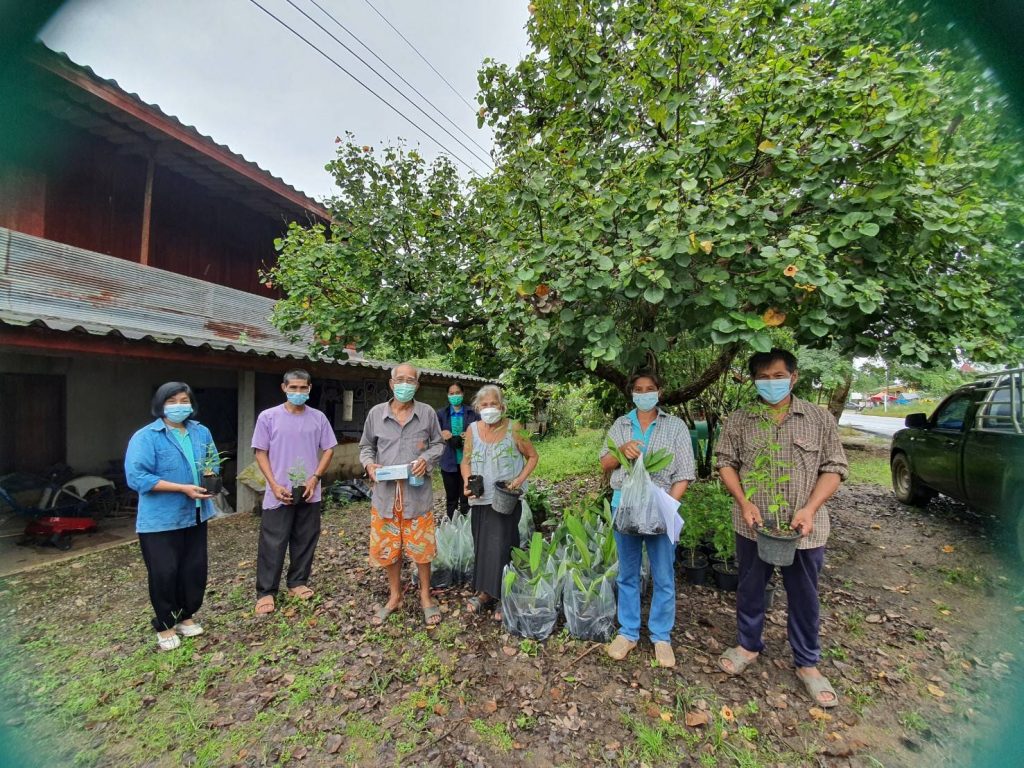 สนับสนุนต้นพันธุ์พืชสมุนไพร โครงการคลินิกเกษตรเคลื่อนที่ ในพื้นที่ตำบลวังแซ้ม อำเภอมะขาม จังหวัดจันทบุรี